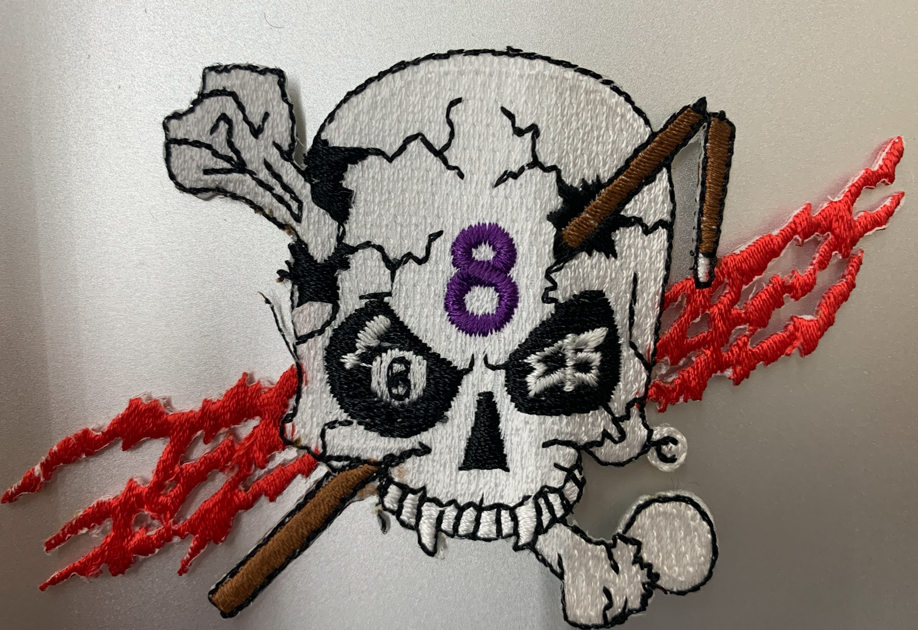 Skull Eight Bolt patch